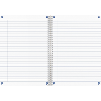 OXFORD Schrijfblok A4 Gelinieerd Dubbele draad aan zijkant Harde achterzijde Bruin 180 pagina's (400141848)