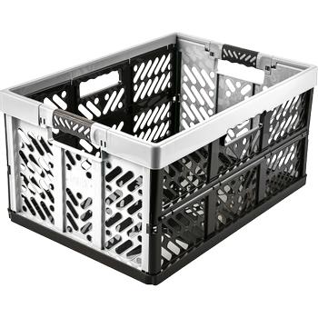 KEEEPER Kunststof Vouwkrat 45 l Lichtzilver 37 x 54 x 28 cm (1,02972E+12)
