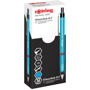 Rotring Vulpotlood - HB, H, 2H, B, 2B Grijs 2088548 (2088548)