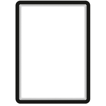 DJOIS Magneto A4 Displayframe Zelfklevend Zwart PP, PVC 194957 23 (B) x 0,2 (D) x 31,7 (H) cm 2 Stuks (194957)