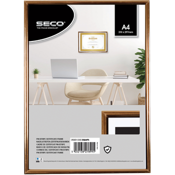 Seco Fotolijst BGA4PS A4 Goud, zwart 220 x 308 x 19 mm (BGA4PS)