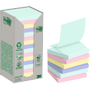 POST-IT Sticky Z-Notes 76 x 76 mm Kleurenassortiment 16 Pak Stuks à 100 Vellen