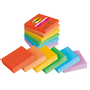POST-IT Super Sticky Notes Playful Kleuren collectie 76 mm x 76 mm 90 Vellen Pak van 6 (7100258795)