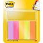 POST-IT indexen 1,3 x 4,5 mm kleurenassortiment 50 vellen 5 stuks