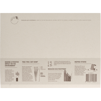 DJOIS Secolor Tree-Free Dossiermap Folio Crème Karton 100% gerecycled 226 grams 225 g/m² 10 Stuks (3864511)