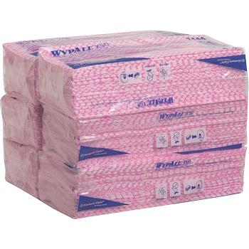 Wypall Schoonmaakdoek X50 Rood 6 Stuks à 50 Vellen (7444)