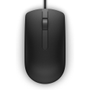 DELL MS116 570-AAIS Muis Bedraad Zwart Geschikt voor linkshandigen