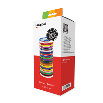 POLAROID PLA-filamenten PL-2503 PLA-kunststof Kleurenassortiment Staven (3D-FL-PL-2503-00)