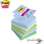 POST-IT Oasis Super Sticky Z-Notes Vierkant 76 x 76 mm Blanco Blauw, groen R330-5SS-OAS 90 5 Stuks à 90 Vellen (7100258791)