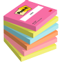 POST-IT Sticky Notes Poptimistic 76 X 76 mm Kleurenassortiment 100 Vellen Pak van 6
