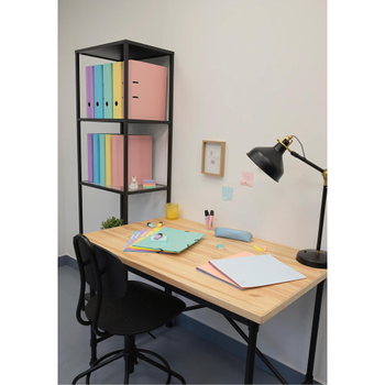 EXACOMPTA Aquarel 25 mm Ringband Karton, Papier A4 4 Ringen Mauve 51565E (51565E)