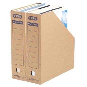ELBA Tric Karton Tijdschriftencassette Bruin 12 Stuks (100421086)