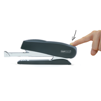 RAPESCO Luna Nietmachine Halve strip 50 Vellen Zwart 24/6, 26/6, 24/8, 26/8 Kunststof (238)