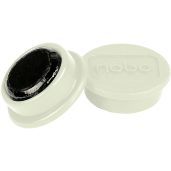 NOBO Whiteboard-magneten Wit 0.1 kg draagkracht 13 mm 10 Stuks (1915287)