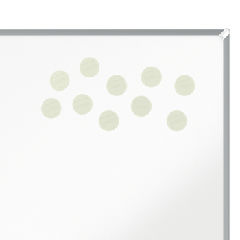 NOBO Whiteboard-magneten Wit 0.1 kg draagkracht 13 mm 10 Stuks (1915287)