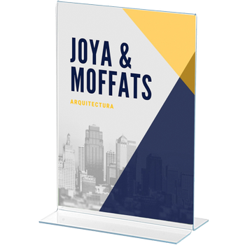 ARCHIVO 2000 Bordhouder A5 T-vorm 15 (B) x 6,5 (D) x 21,5 (H) cm Transparant (11105 CS TP)