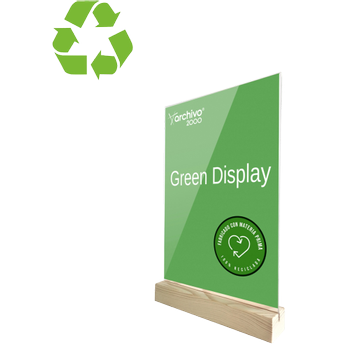 ARCHIVO 2000 Bordhouder A4 liggend T-vorm 21 (B) x 4 (D) x 33 (H) cm Transparant (15904M TP)