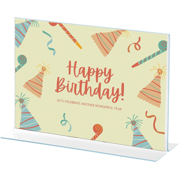 ARCHIVO 2000 Bordhouder A3 liggend 1 Niveau T-vorm 42 (B) x 10 (D) x 30,5 (H) cm Transparant (21203 CS TP)