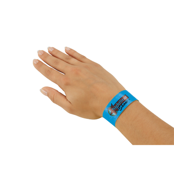 SIGEL Super Soft Evenementen polsbandjes Neonblauw 120 Stuks (EB211)