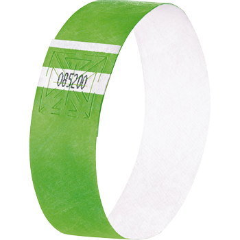 SIGEL Super Soft Evenementen polsbandjes Neongroen 120 Stuks (EB212)