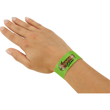 SIGEL Super Soft Evenementen polsbandjes Neongroen 120 Stuks (EB212)