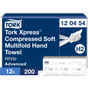 Tork Xpress - Advanced  Handdoek H2 M-vouw Wit 2-laags 120454 12 Stuks à 200 Vellen