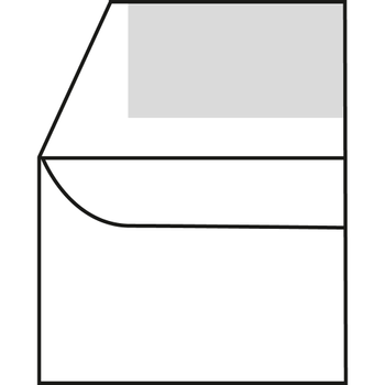 VIKING Enveloppen Met venster C6/5 229 (B) x 114 (H) mm Gegomd Wit 80 g/m² 1000 Stuks (3601386)