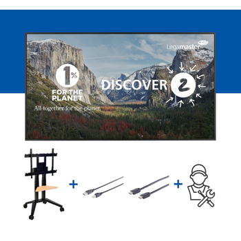 Legamaster Displayscherm DISCOVER 2 65 inch Interactieve bundel (868895000)