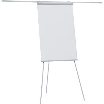 Franken ECO Flipoverezel Vrijstaand Magnetisch F2100/N. Uitschuifbare armen Verstelbare hoogte 68 x 105 cm Statief Pennenbakje Lichtgrijs (F2100/N)