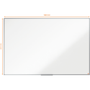 NOBO Essence Whiteboard 1905213 wandmontage magnetisch gelakt staal 180 x 120 cm (1905213)