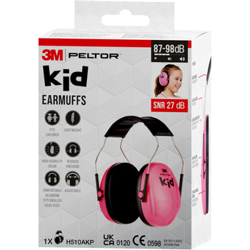 3M Gehoorkappen Roze H510AKP-1 (H510AKP-1)