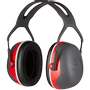 3M Gehoorkappen Zwart, rood X3A-1