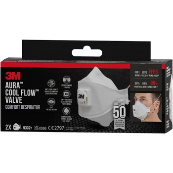 3M Ademhalingsmasker Wit 9332-2 (9332-2)