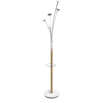 Alba Kapstok Festival 5 Haakjes Beige, wit (PMFESTWOOD BC)