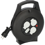BRENNENSTUHL Vario Line Kabelhaspel 3-voudig met USB-A 10 m Zwart 1093900600