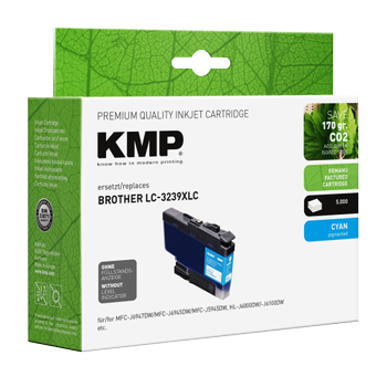 KMP LC3239XLC Compatibel Brother Inktcartridge Cyaan (15.434.003)