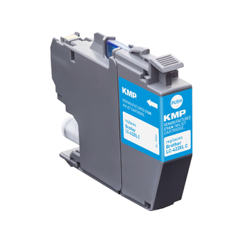 KMP LC422XLC Compatibel Brother Inktcartridge Cyaan (15.524.003)