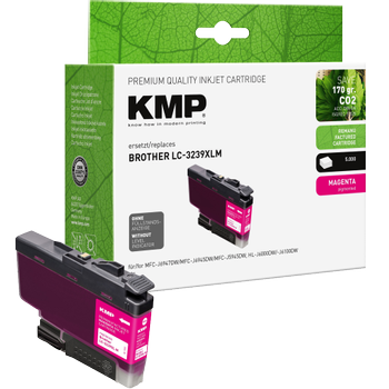 KMP LC3239XLM Compatibel Brother Inktcartridge Magenta (15.434.006)