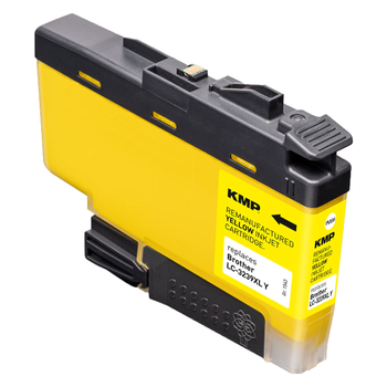 KMP LC3239XLY Compatibel Brother Inktcartridge Geel (15.434.009)