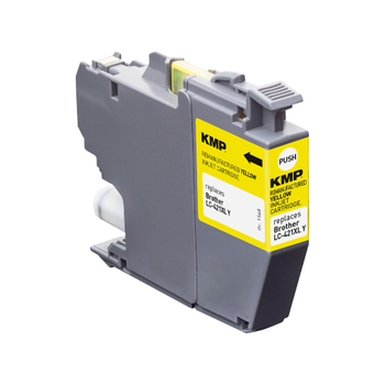 KMP LC421XLY Compatibel Brother Inktcartridge Geel (15.484.009)