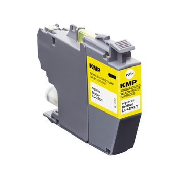 KMP LC422XLY Compatibel Brother Inktcartridge Geel (15.524.009)