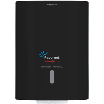 PaperNet Defend Tech 417208 Handdoekdispenser Kunststof Afsluitbaar Handmatig Zwart (417208)