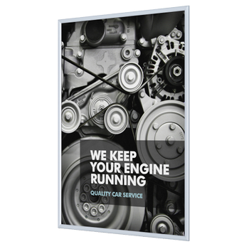 SHOWDOWN B1 Fireproof A1 Kliklijst Hangend Zilver Niet Klevend KRA1G25B1 62,5 (B) x 1,1 (D) x 87,2 (H) cm (KRA1G25B1)