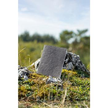 SIGEL ReUp Schrijfblok A5 Geruit Zelfklevend zijdelings gebonden Koffieboondoppen Zachte Kaft Donkergrijs Niet geperforeerd 100 Pagina's (RU104)