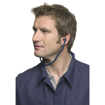 3M Banded Oordoppen met beugel Zonder koord Blauw, oranje 1310C1 Met 2 paar vervangende oordoppen (7100334838)