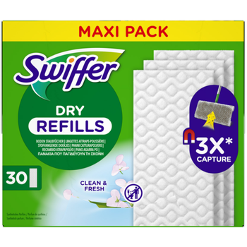 Swiffer Vloerdoekjes 36,6 (B) x 15,6 (D) x 27,2 (H) cm 8700216677301 30 stuks (8,70022E+12)