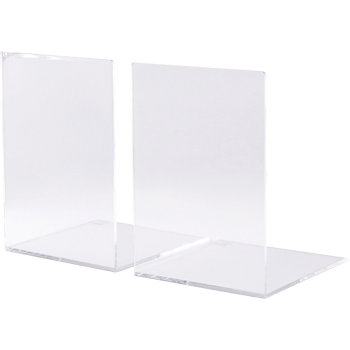 Maul Boekensteunen Acryl Transparant 15 x 16 x 21 cm 2 Stuks (3513905)