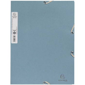 EXACOMPTA AutentiK 3-klepsmap A4 Blauw, grijs Karton 400 g/m² (55232E)