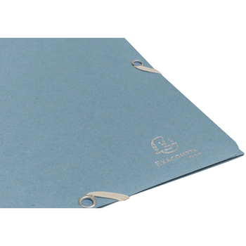 EXACOMPTA AutentiK 3-klepsmap A4 Blauw, grijs Karton 400 g/m² (55232E)