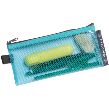 EXACOMPTA Pop'N Co Accessoiretas 38110E Ritssluiting EVA (Ethyleenvinylacetaat),  PP (Polypropeen) Liggend 20 (B) x 10 (D) x 0,4 (H) cm Kleurenassortiment 3 Stuks (38110E)